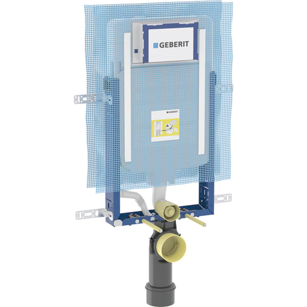keramag Geberit Kombifix element for wall-hung WC 109 cm with Sigma concealed cistern 8 cm 4.5 / 3 litres