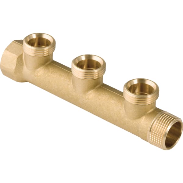Keramag Geberit Manifold With Threaded Connection And Connection Nipple For Manifold For Euro Cone