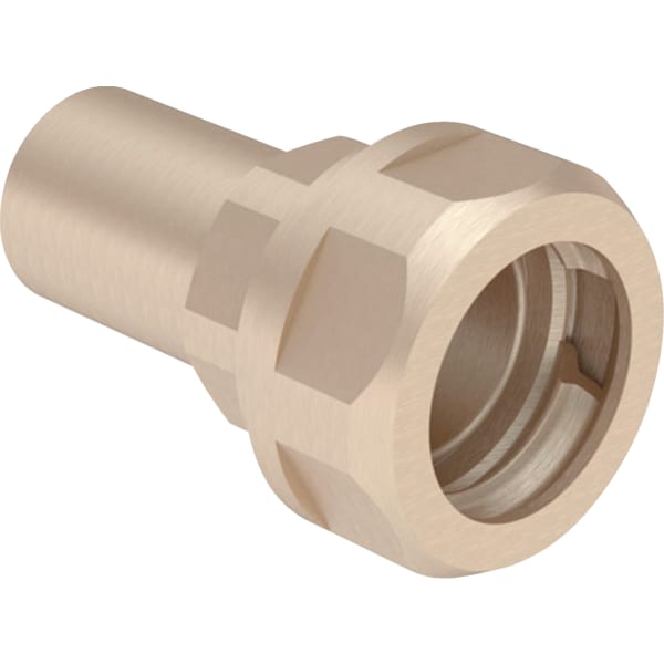 keramag Geberit Mapress adapter union with clamping ring for corrugated pipes NPW plain end