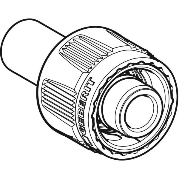 Keramag Geberit Mapress Adapter With MasterFix And Plain End