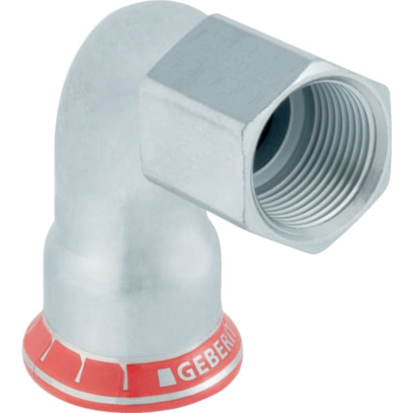 keramag Geberit Mapress Carbon Steel elbow adapter 90° with female thread