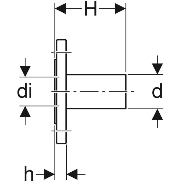 Keramag Geberit Mapress Carbon Steel Flange PN 10/16 With Plain End