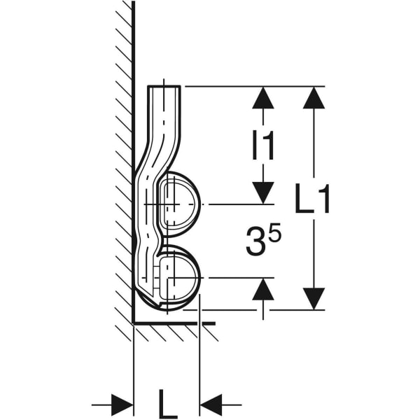 Keramag Geberit Mapress Carbon Steel Set Of Connector T-pieces For Inlet And Return Flow