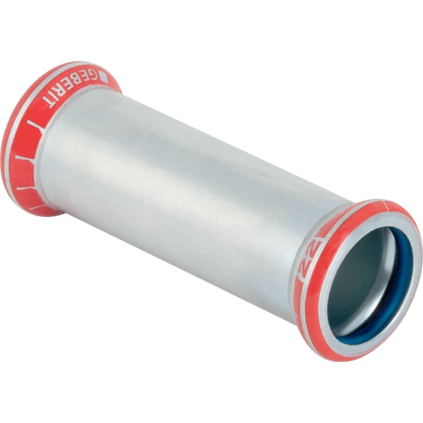 keramag Geberit Mapress Carbon Steel slip coupling (FKM blue)