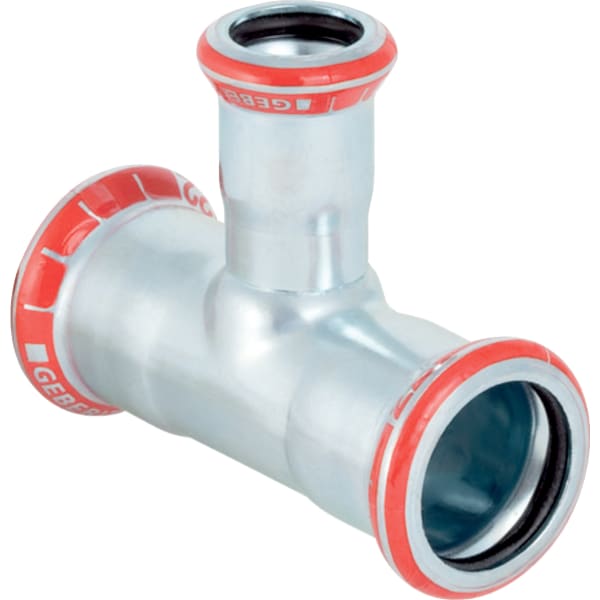 keramag Geberit Mapress Carbon Steel T-piece reduced