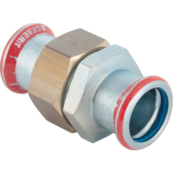 keramag Geberit Mapress Carbon Steel union (FKM blue)