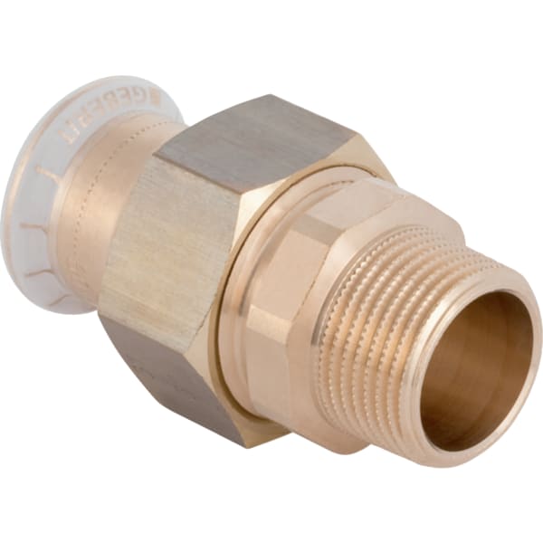 keramag Geberit Mapress Copper adapter union with male thread
