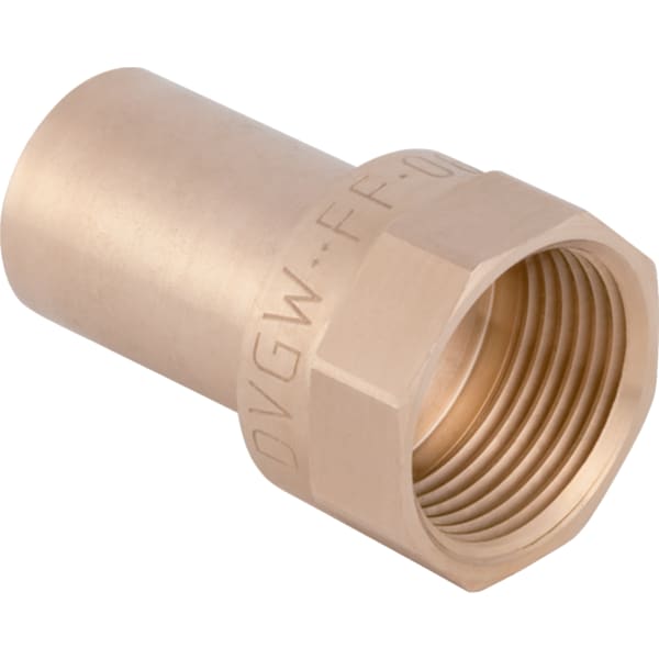 keramag Geberit Mapress Copper adapter with female thread and plain end