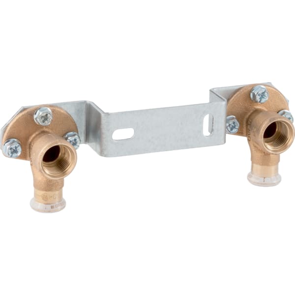 keramag Geberit Mapress Copper elbow tap connector 90° premounted double