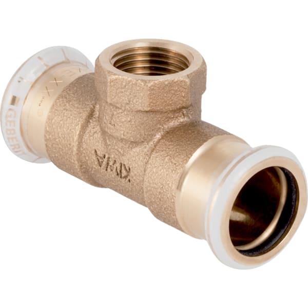 keramag Geberit Mapress Copper T-piece with female thread