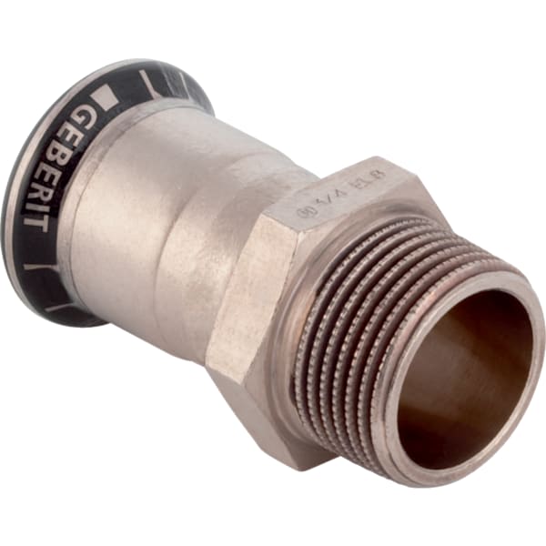 keramag Geberit Mapress CuNiFe adapter with male thread