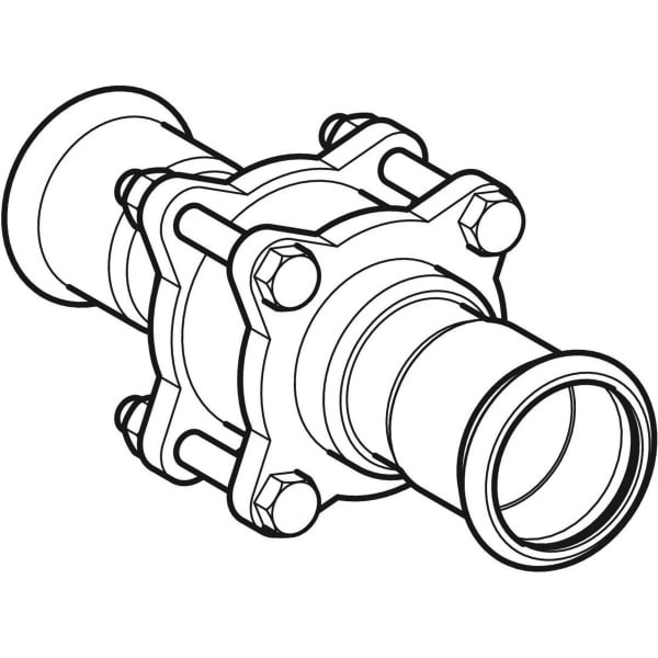 Keramag Geberit Mapress CuNiFe Non-return Valve Flanged