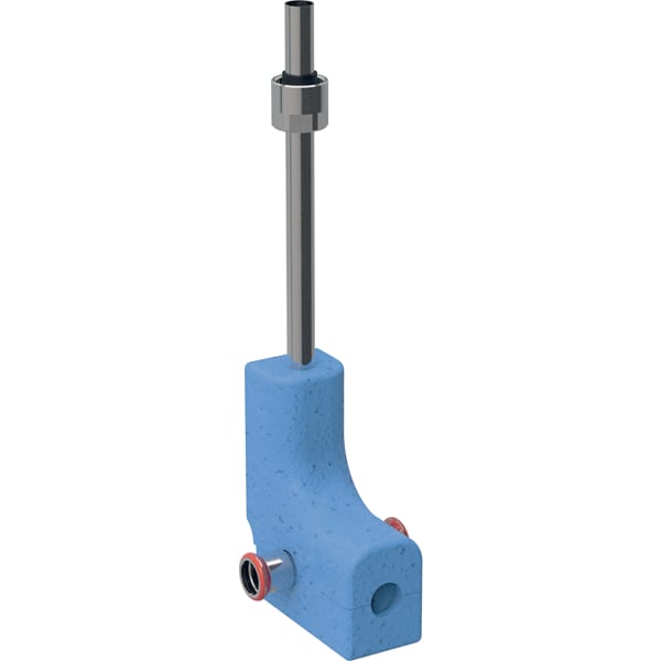 keramag Geberit Mapress metal pipe connector T-piece with insulation box and union connector for Euro cone