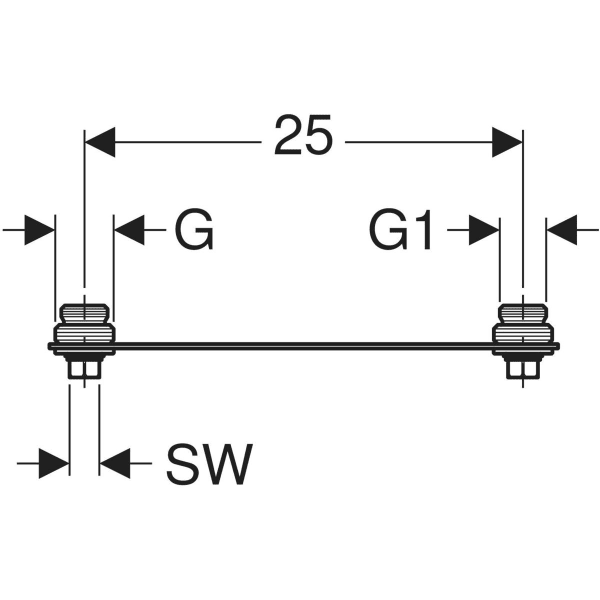 Keramag Geberit Mapress Mounting Aid For Gas Metre Connections