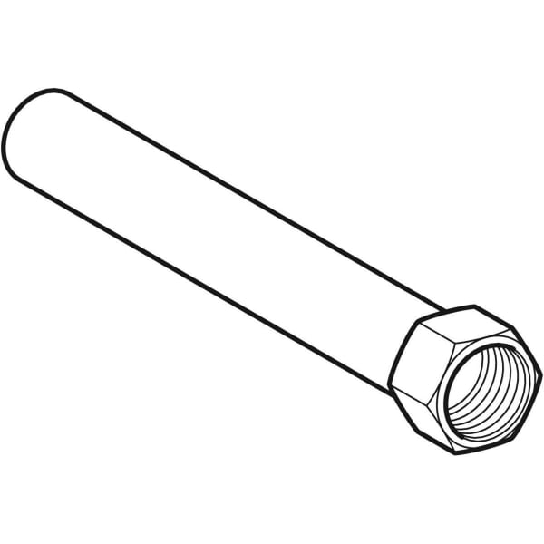 Keramag Geberit Mapress Stainless Steel Adapter With Female Thread And Plain End Long