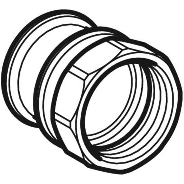 Keramag Geberit Mapress Stainless Steel Adapter With Female Thread (gas)