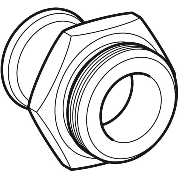 Keramag Geberit Mapress Stainless Steel Adapter With Male Thread G