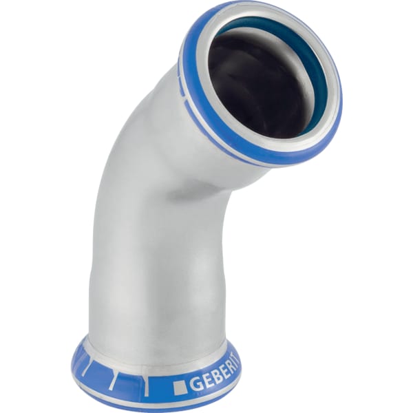 Keramag Geberit Mapress Stainless Steel Bend (FKM Blue)