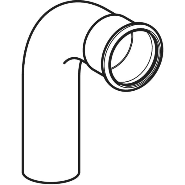 Keramag Geberit Mapress Stainless Steel Bend With Plain End (gas)