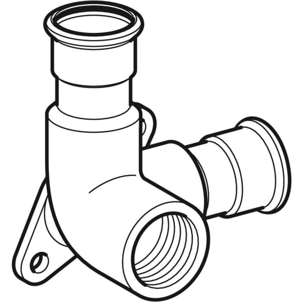 Keramag Geberit Mapress Stainless Steel Corner Elbow 90°