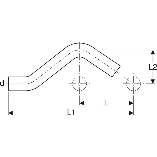 Keramag Geberit Mapress Stainless Steel Pipe Bridge
