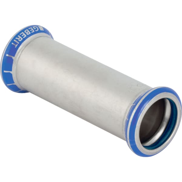 keramag Geberit Mapress Stainless Steel slip coupling (FKM blue)