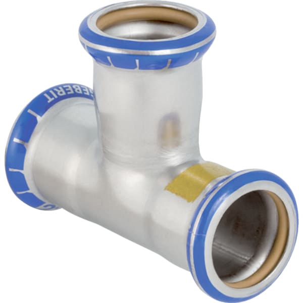 keramag Geberit Mapress Stainless Steel T-piece equal (gas)