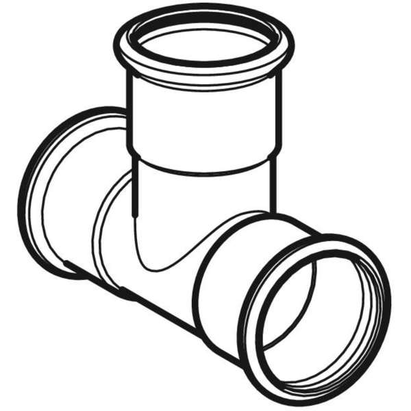 Keramag Geberit Mapress Stainless Steel T-piece Equal (LABS-free)