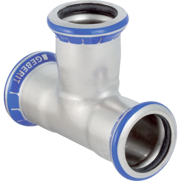 keramag Geberit Mapress Stainless Steel T-piece equal (LABS-free)