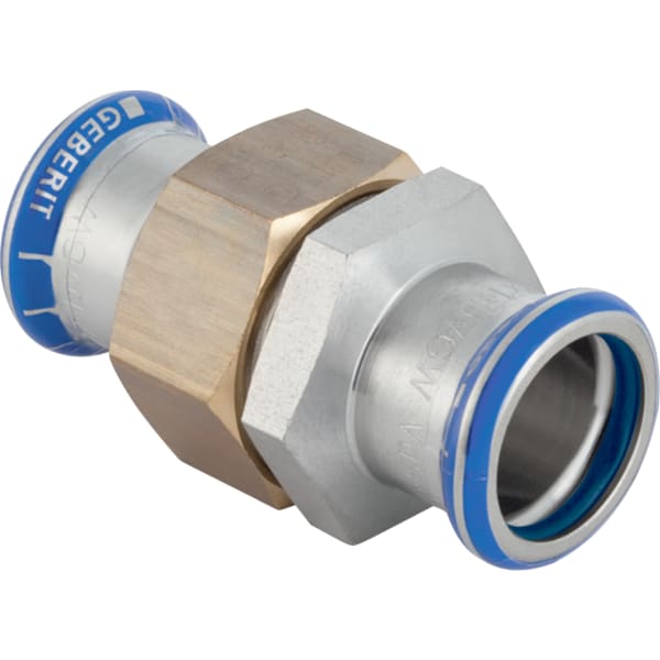 keramag Geberit Mapress Stainless Steel union (FKM blue)
