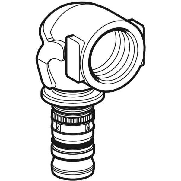 Keramag Geberit Mepla Bend Adapter 90° With Female Thread