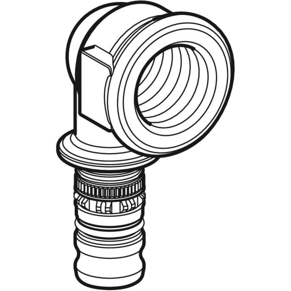 Keramag Geberit Mepla Elbow Adapter 90° With Female Thread