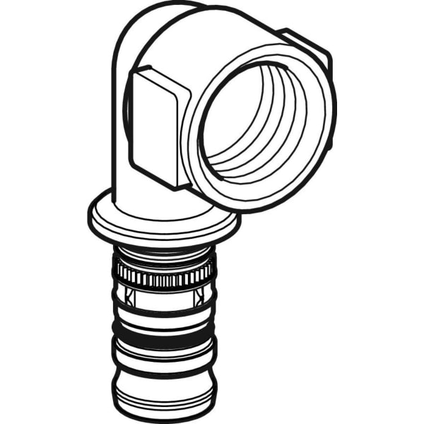 Keramag Geberit Mepla Elbow Adapter 90° With Female Thread