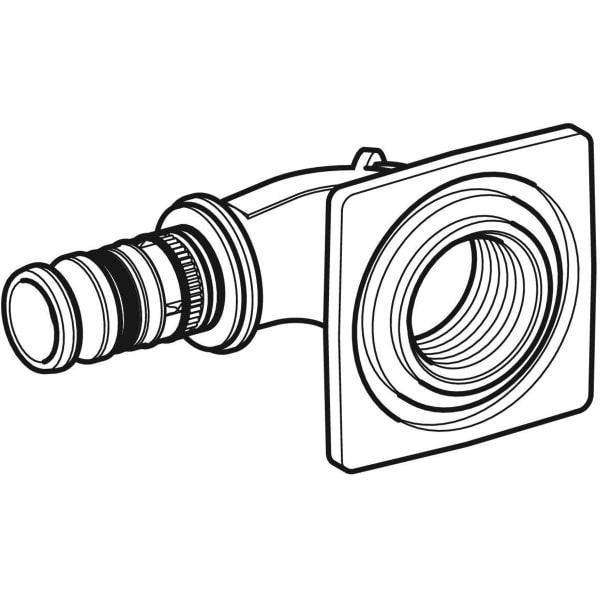 Keramag Geberit Mepla Elbow Tap Connector 90° For Concealed Cistern