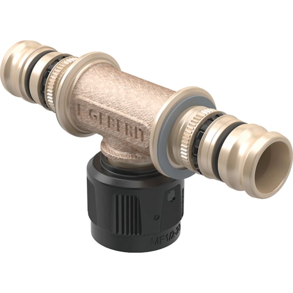 Keramag Geberit Mepla T-piece Adapter With MasterFix Through-flow