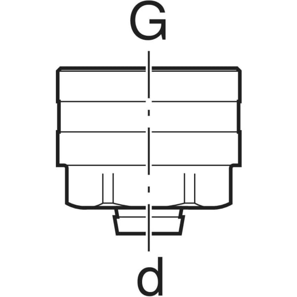 Keramag Geberit Mepla Union Connector For Euro Cone