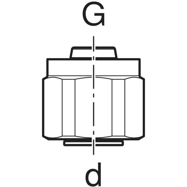 Keramag Geberit Mepla Union Connector With Female Thread