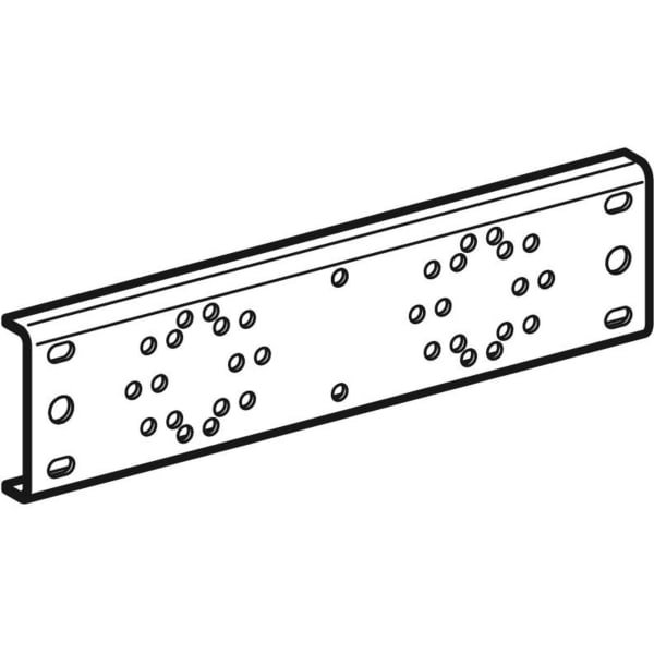 Keramag Geberit Mounting Plate Straight Double Connecting Distance 10 Cm Or 12 Cm