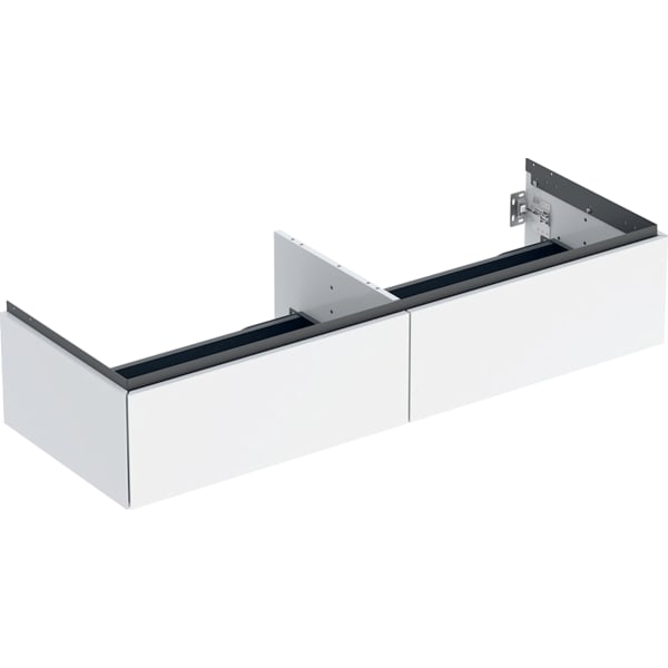 keramag Geberit ONE cabinet for lay-on washbasin with two drawers