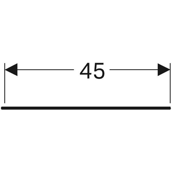 Keramag Geberit ONE Cover For Low Cabinet And Side Element Stoneware