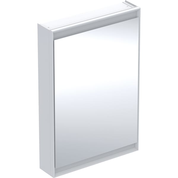 keramag Geberit ONE mirror cabinet with ComfortLight and one door exposed installation height 90 cm