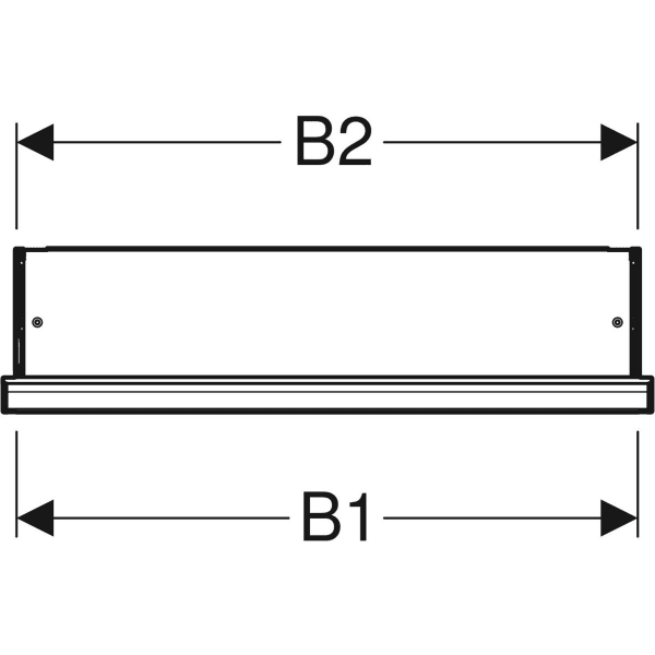 Keramag Geberit ONE Mirror Cabinet With Niche And ComfortLight With One Door Concealed Installation Height 90 Cm
