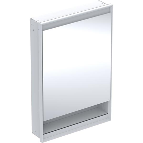 keramag Geberit ONE mirror cabinet with niche and ComfortLight with one door concealed installation height 90 cm