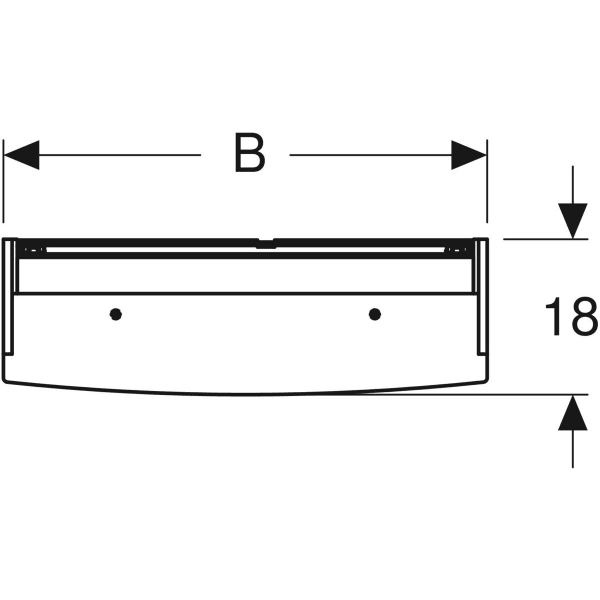 Keramag Geberit Option Basic Mirror Cabinet With Lighting And Two Doors