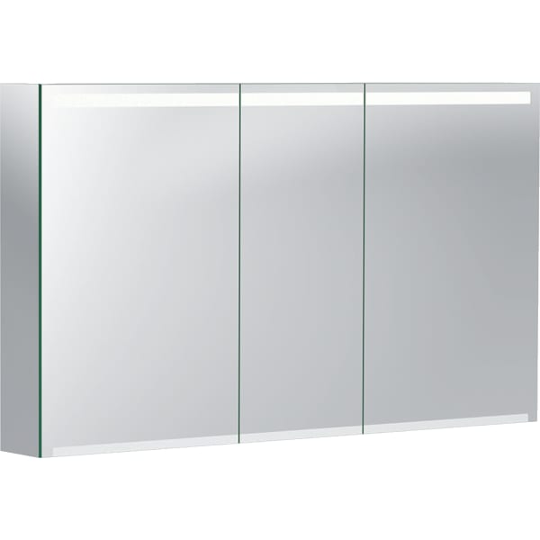 keramag Geberit Option mirror cabinet with lighting and three doors