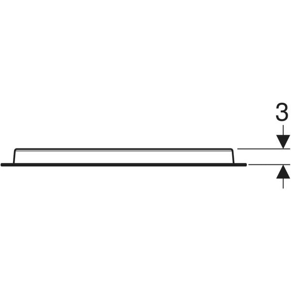 Keramag Geberit Option Oval Illuminated Mirror Indirect Lighting