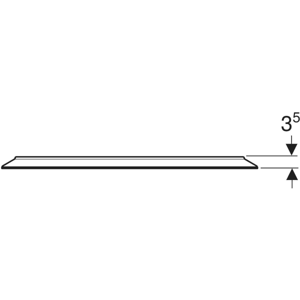Keramag Geberit Option Round Illuminated Mirror With Direct And Indirect Lighting