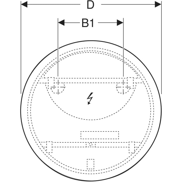 Keramag Geberit Option Round Illuminated Mirror With Direct And Indirect Lighting