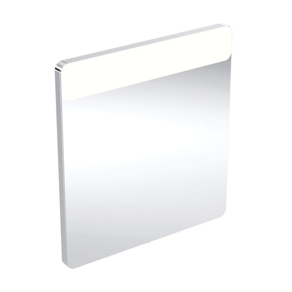 keramag Geberit Option Square illuminated mirror lighting at the top