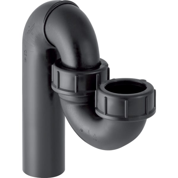 keramag Geberit P-trap for sink with compression joint vertical inlet and vertical outlet
